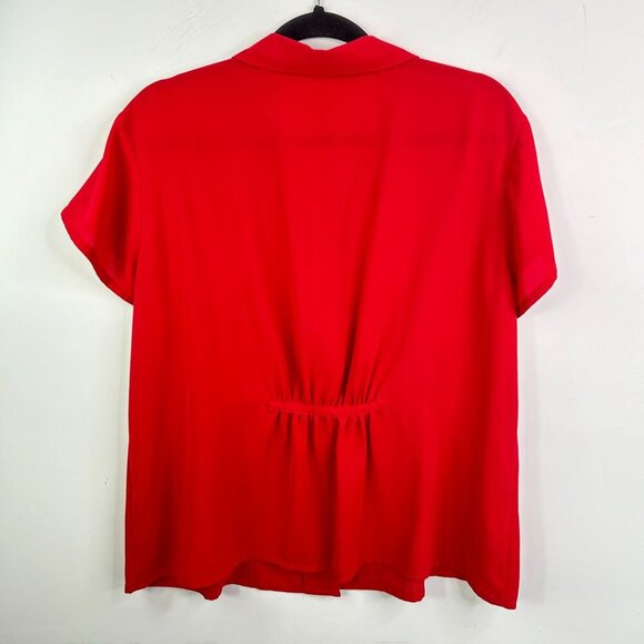 Covington Woman‎ red blutton down blouse size 16W- 18w - Picture 2 of 7